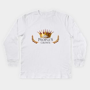 People's Crown Kids Long Sleeve T-Shirt